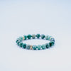 African Turquoise Bracelet Gold 6mm