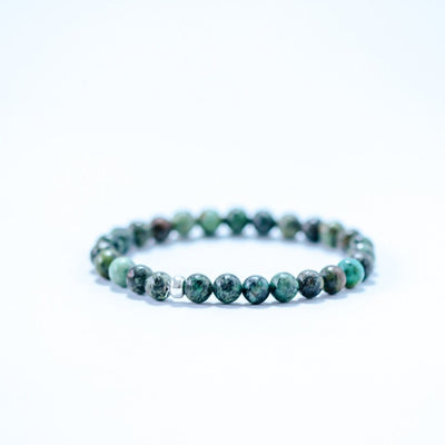 African Turquoise Bracelet Silver