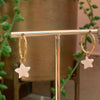 Mother Pearl Star Earrings