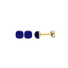 Lapis Lazuli Stud Earrings Gold 18k