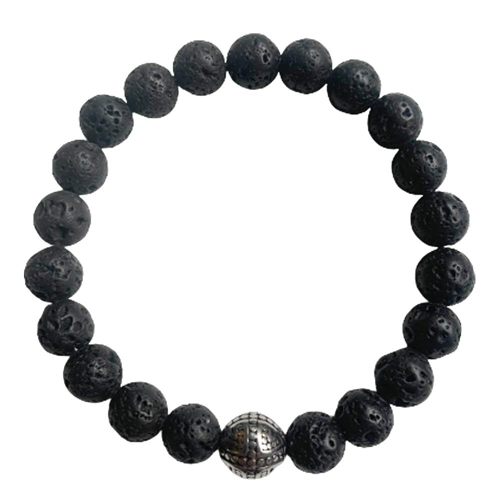 Lava Stone Bracelet Sphere