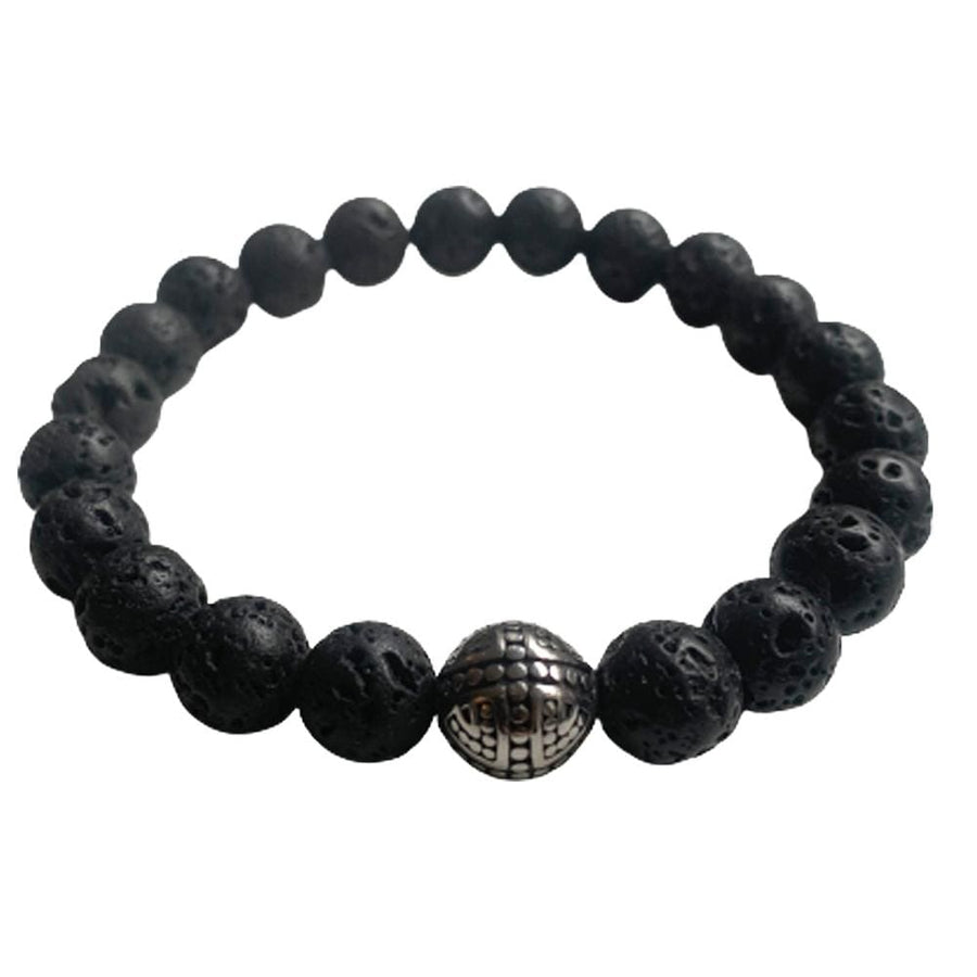 Lava Stone Bracelet Sphere