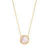 MAMA Fine Gold Plated Necklace <br> Mother pearl