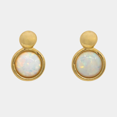 Opal Earrings (9k Gold) <br> Majestic