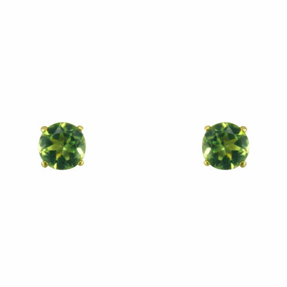 Majestic fine Peridot earrings 9k gold