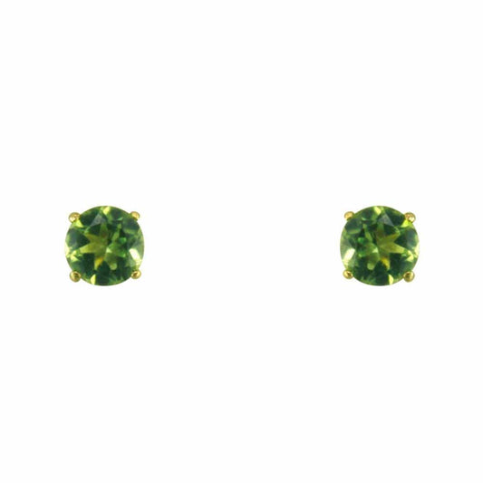 Majestic fine Peridot earrings 9k gold