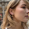 Mini Moon Earrings Zirconia