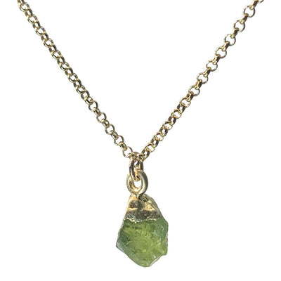 Peridot Necklace - August Birthstone