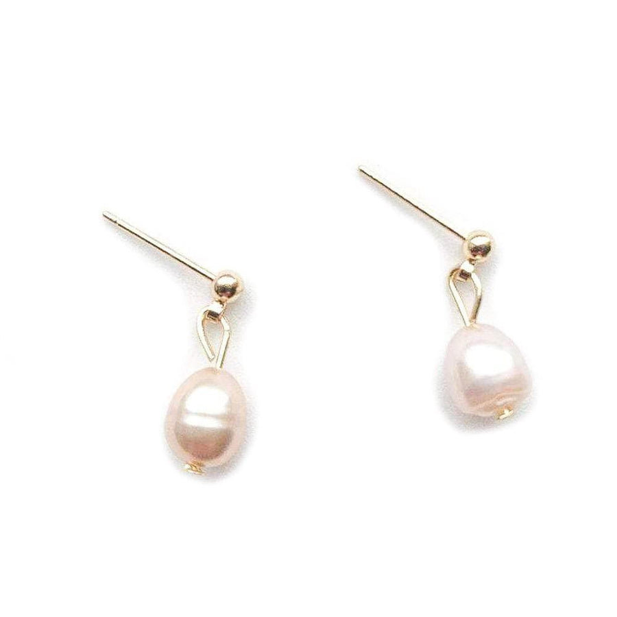 Pink Pearl earrings <br> Classic