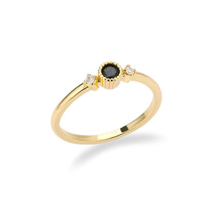 River Stacking Ring Birthstone