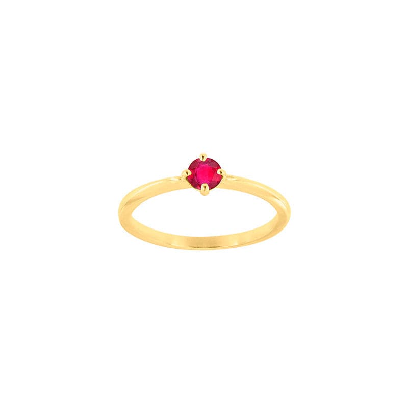 Ruby Gold Ring (18k Gold)