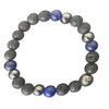 Soulmate Bracelet <br> Lava stone, Lapis Lazuli