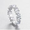 Sterling silver Eternity Ring, Pave Stone | Mi Cielo London
