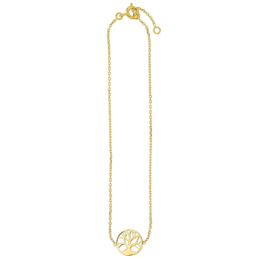 TARA Anklet <br> Tree of Life gold plated