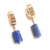 Earrings Lapis Lazuli Huggies