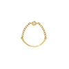 Chain Gold Ring cz (18k Gold)