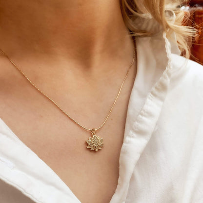 Lotus Flower Necklace