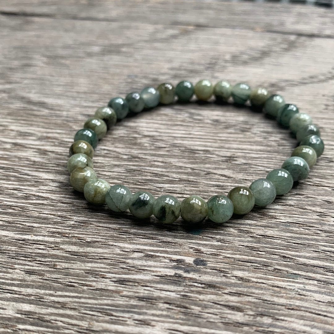 Jade Burma Bracelet 6mm