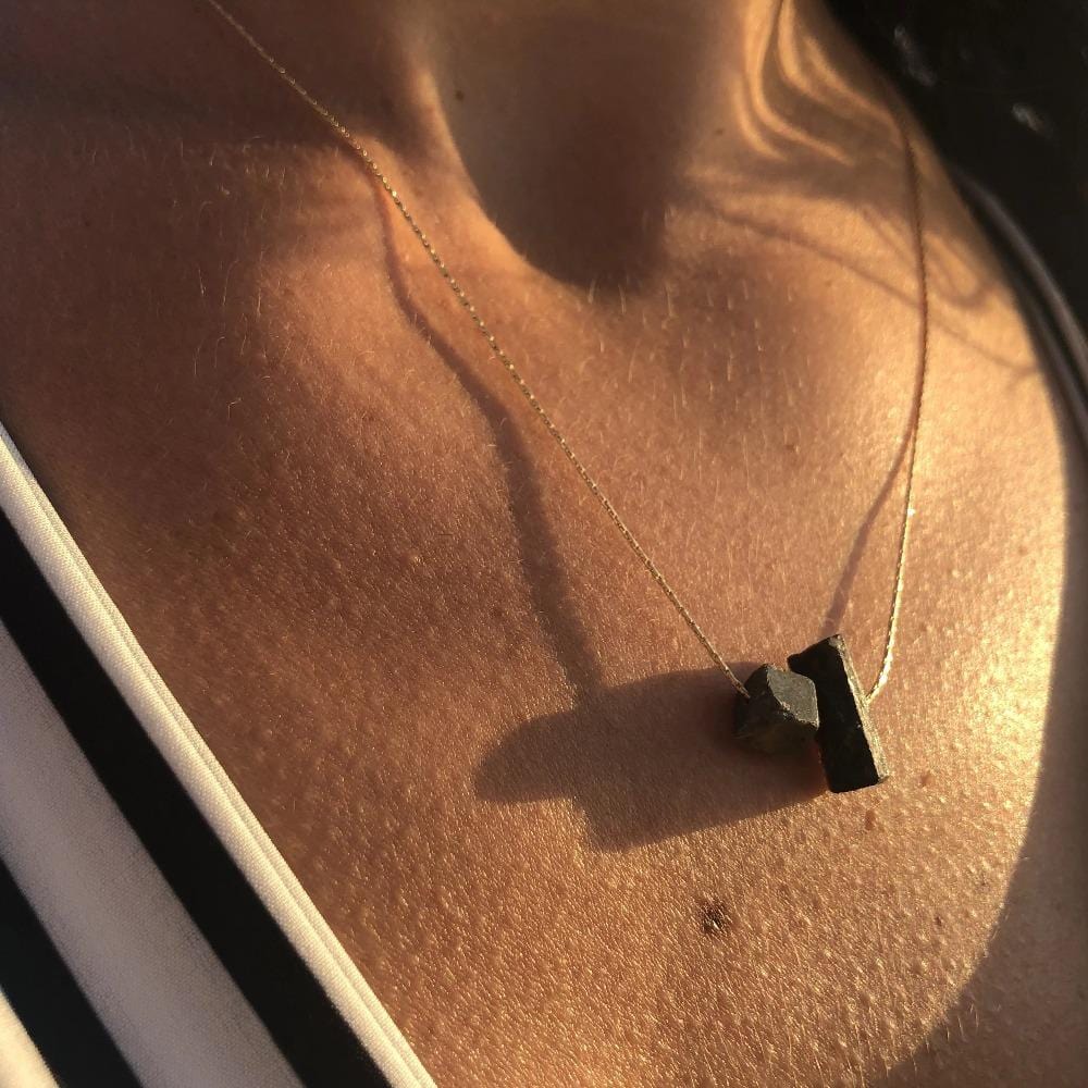Black tourmaline necklace
