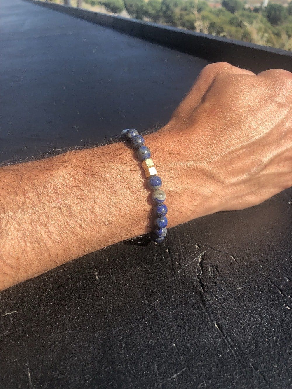 Lapis duo bracelet