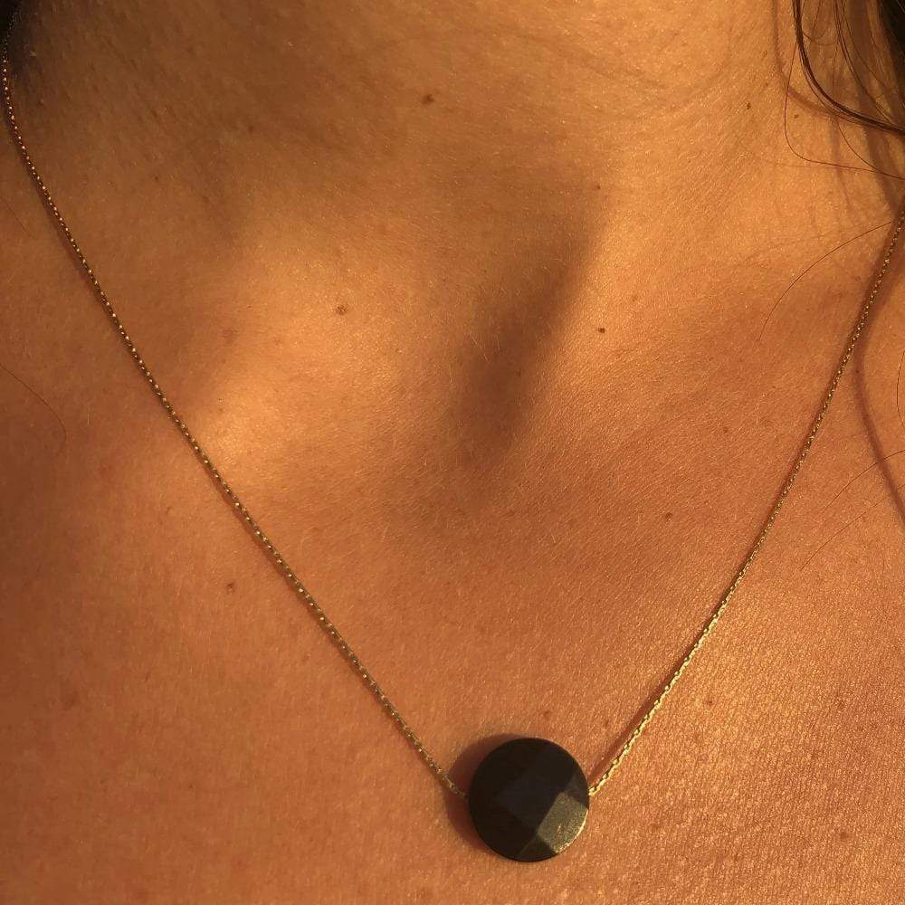 Black onyx necklace