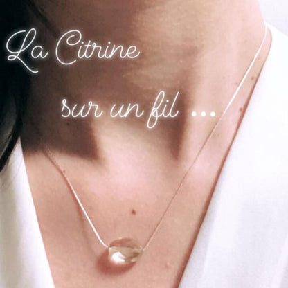 Citrine necklace
