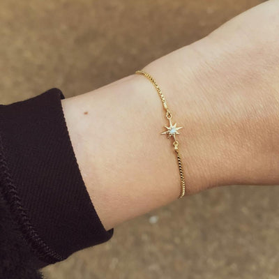 Stardust Gold Bracelet adjustable