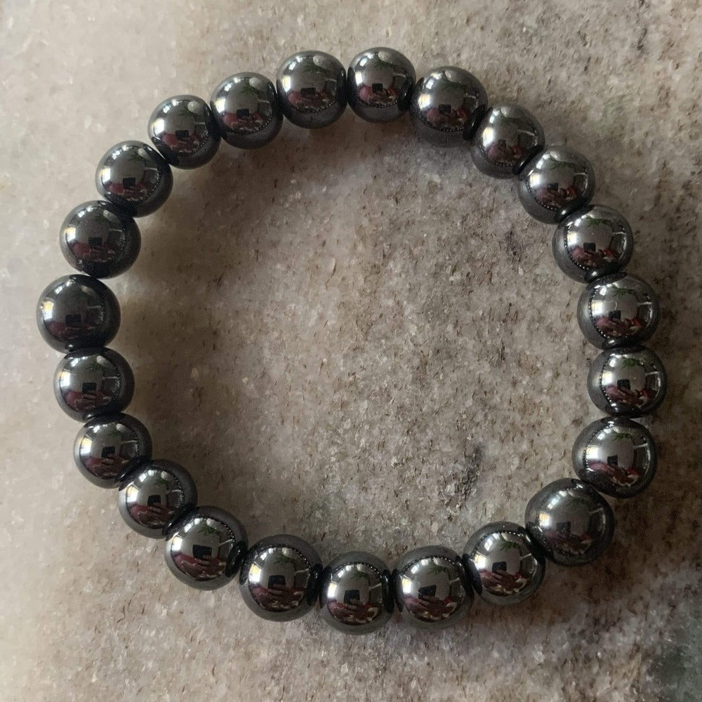 Hematite bracelet 8mm