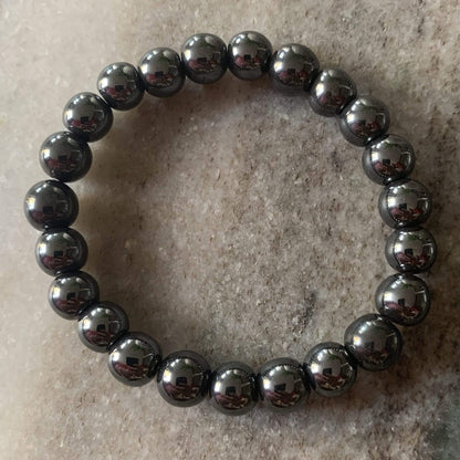 Hematite bracelet 8mm