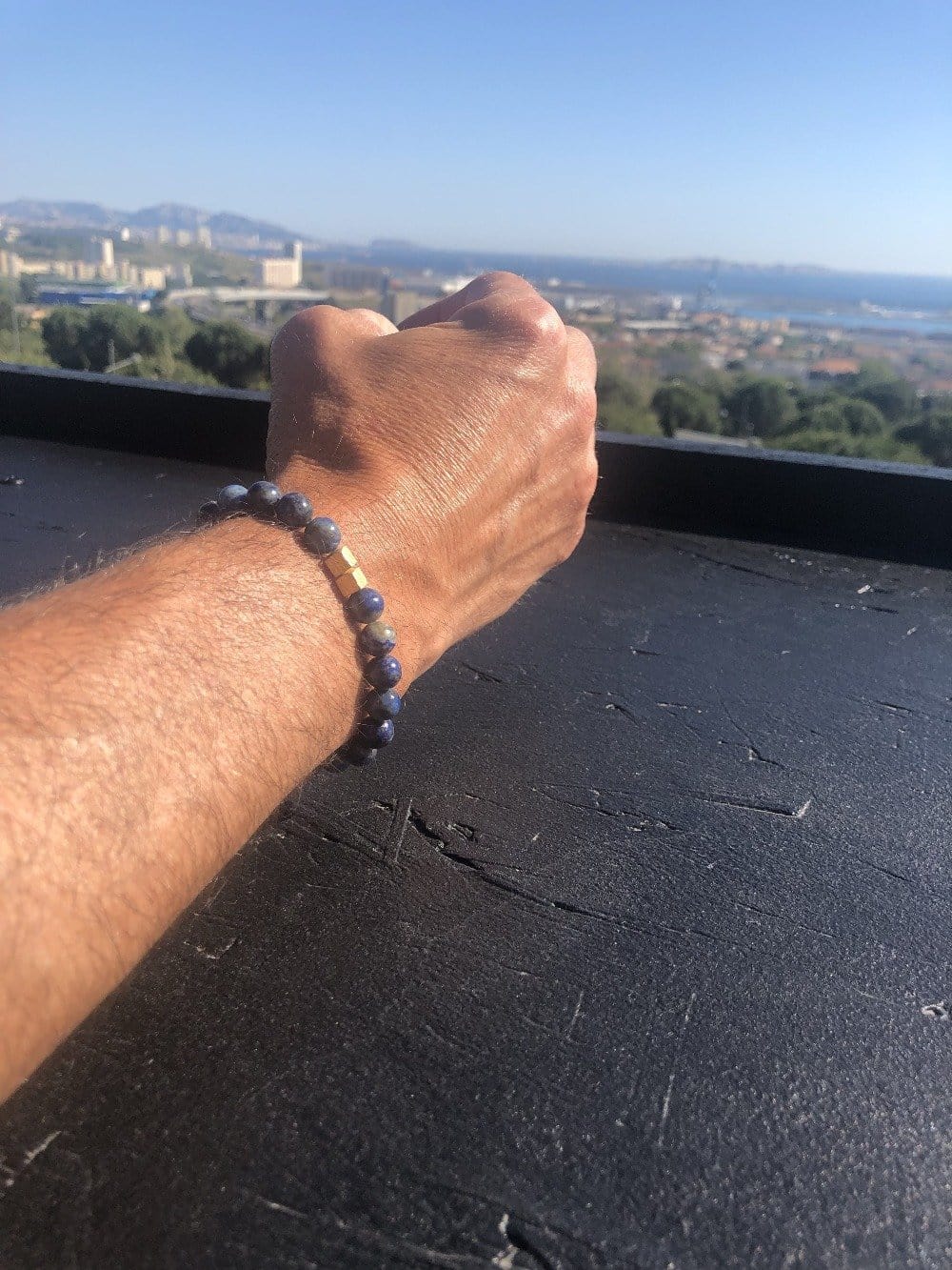 Lapis duo bracelet
