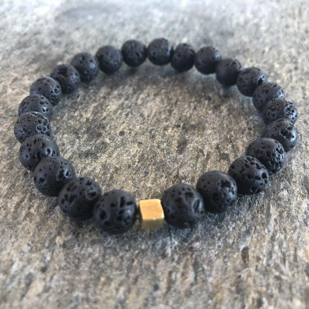 Lava stone bracelet