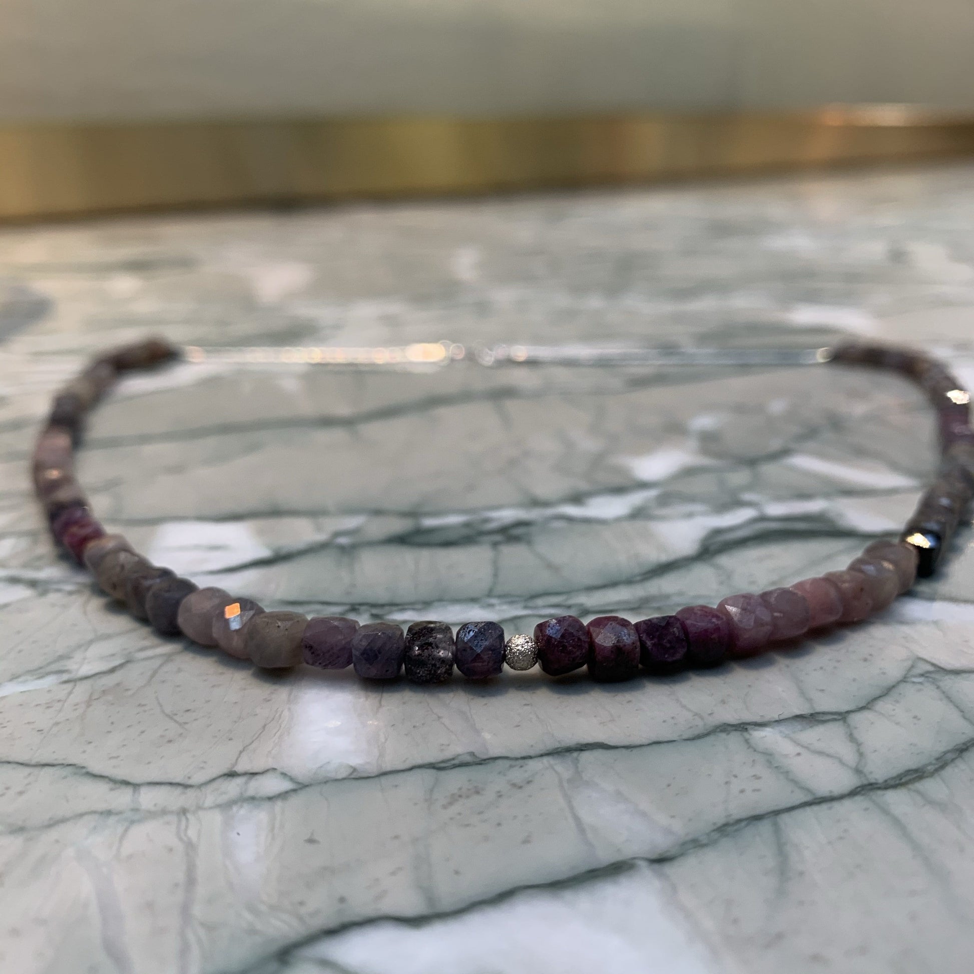 Multi-coloured Sapphire Necklace | Mi Cielo London