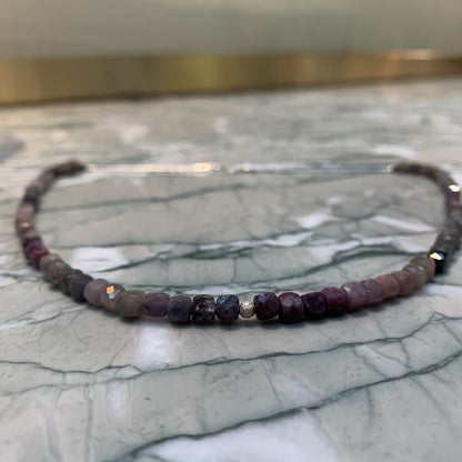 Multi-coloured Sapphire Necklace | Mi Cielo London