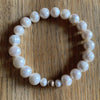 Pearl bracelet with 9k gold