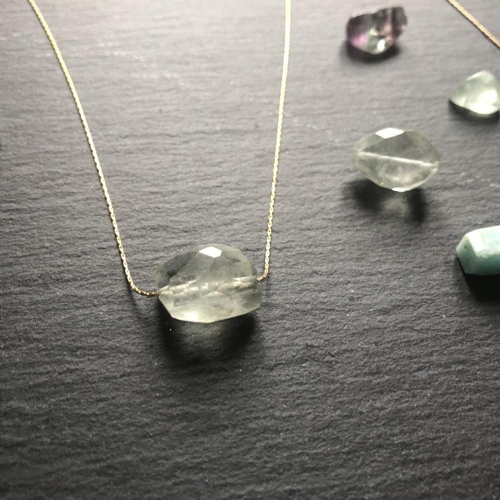 Aquamarine necklace