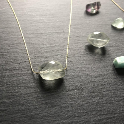 Aquamarine necklace