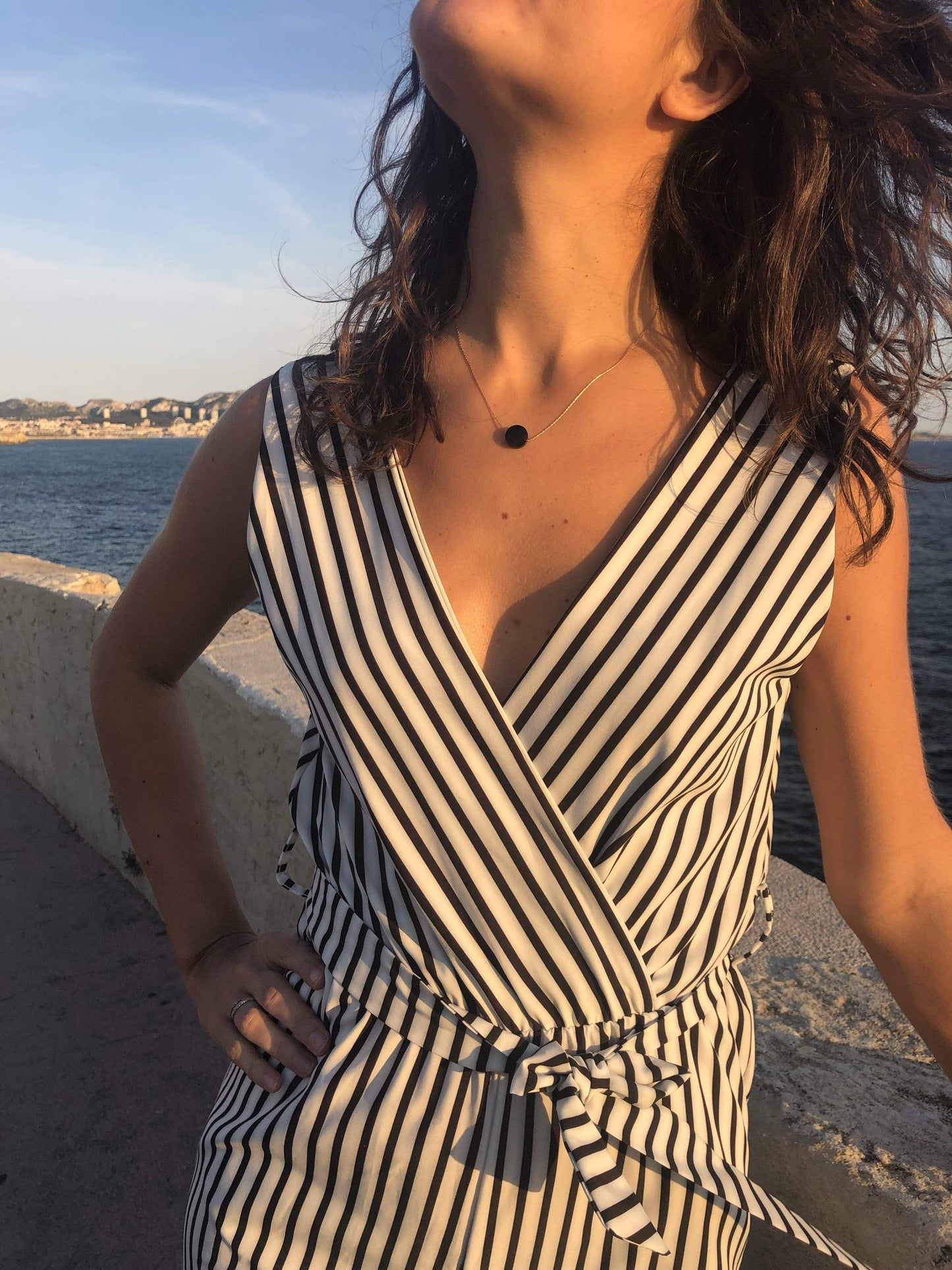 Black onyx necklace