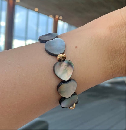 Abalone Heart Bracelet