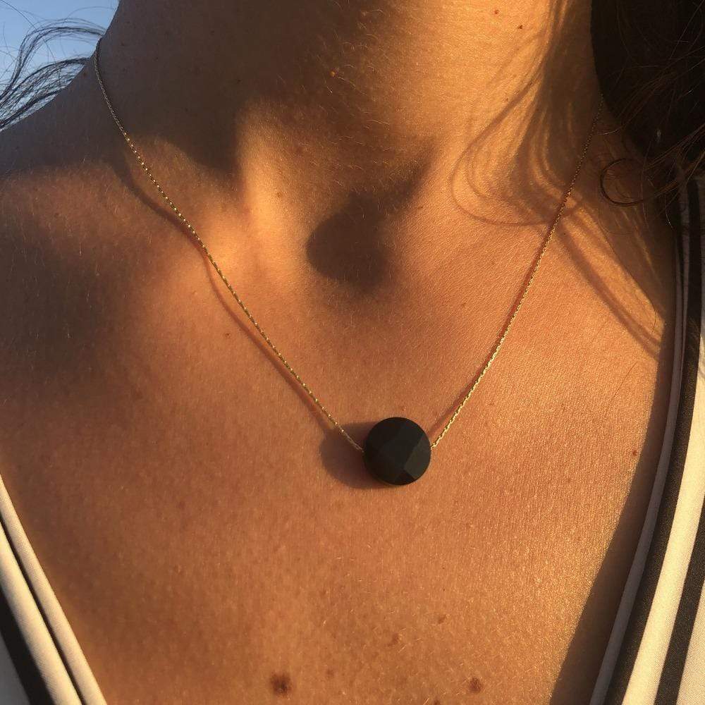 Black onyx necklace