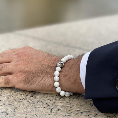 Lion Howlite Bracelet