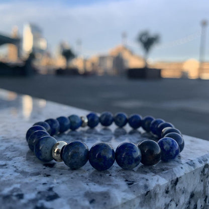 Lapis Lazuli Bracelet Gold
