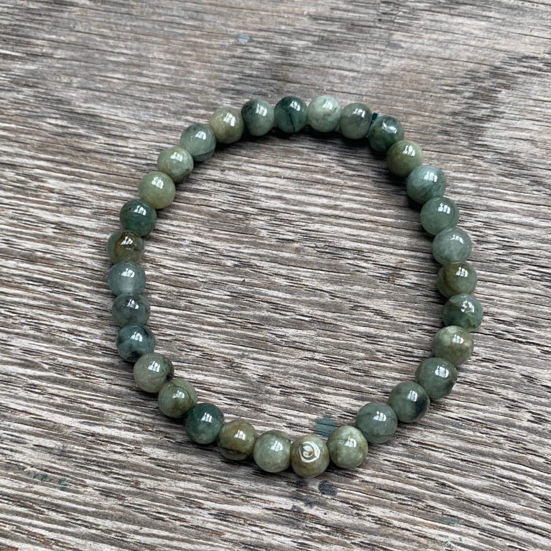 Jade Burma Bracelet 6mm