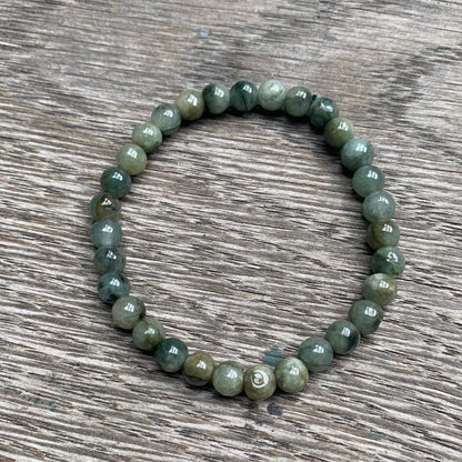 Jade Burma Bracelet 6mm