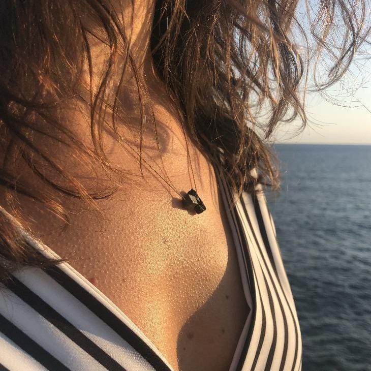 Black tourmaline necklace