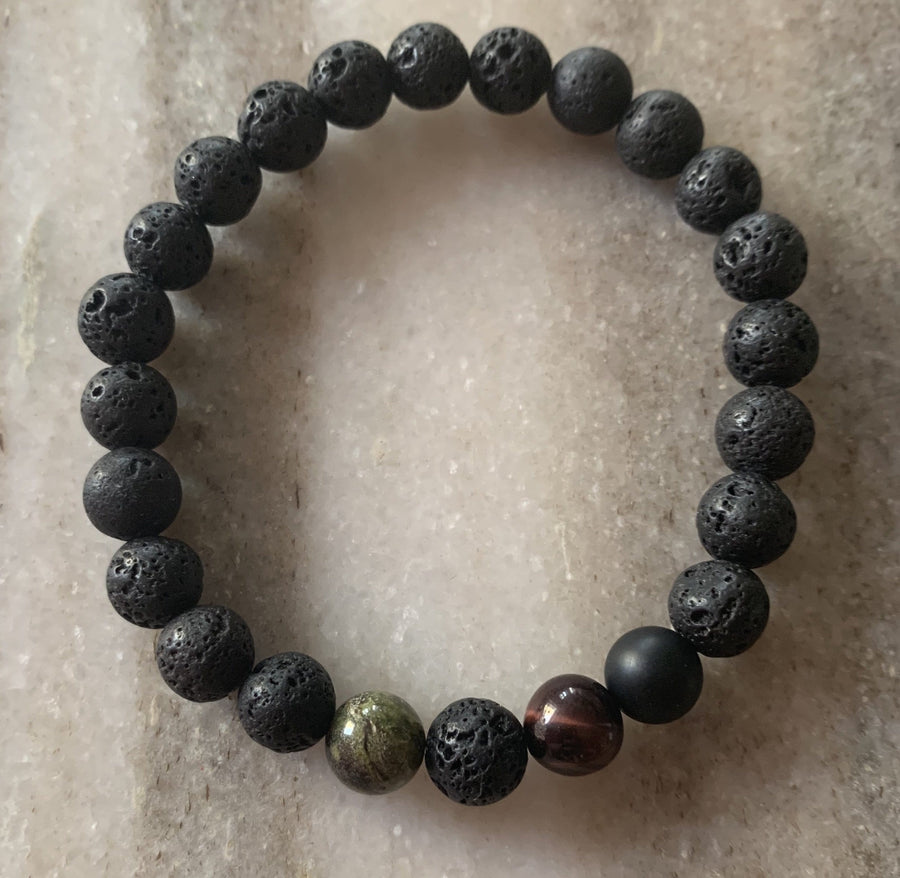 Lava stone bracelet