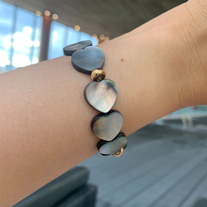 Abalone Heart Bracelet
