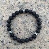 Lava stone bracelet <br> Xion