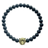 Jaguar onyx bracelet gold color