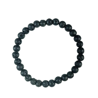 Lava stone bracelet 6mm
