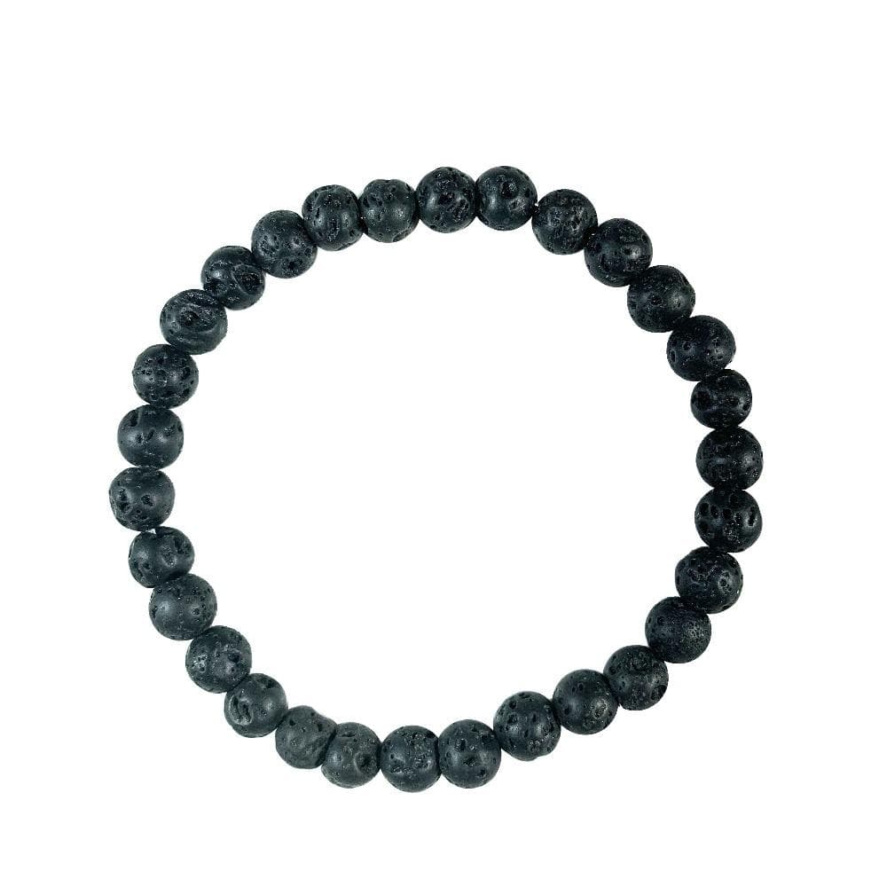 Lava stone bracelet 6mm